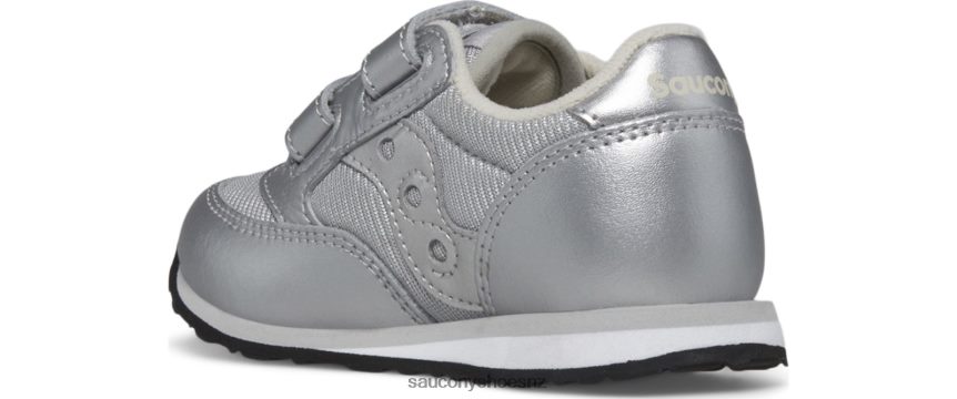 Saucony Jazz Hook & Loop Sneaker TX0L64955 Silver