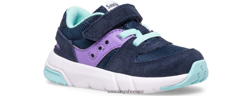 Saucony Jazz Lite 2.0 Sneaker TX0L64905 Navy/Purple/Turq