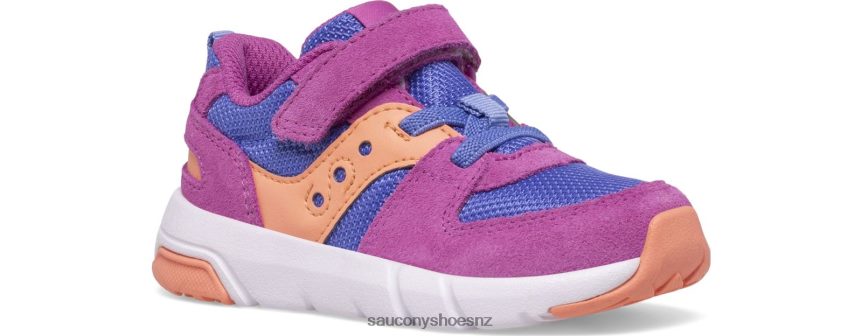 Saucony Jazz Lite 2.0 Sneaker TX0L64907 Purple/Periwinkle/Coral