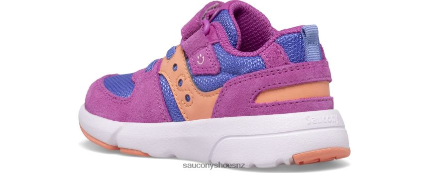 Saucony Jazz Lite 2.0 Sneaker TX0L64907 Purple/Periwinkle/Coral