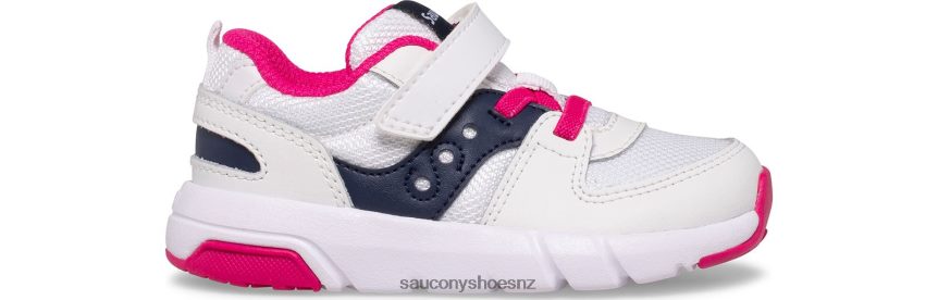Saucony Jazz Lite 2.0 Sneaker TX0L64908 White/Navy/Pink