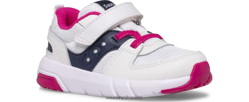 Saucony Jazz Lite 2.0 Sneaker TX0L64908 White/Navy/Pink