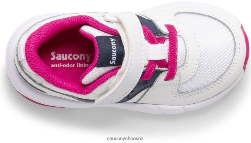 Saucony Jazz Lite 2.0 Sneaker TX0L64908 White/Navy/Pink