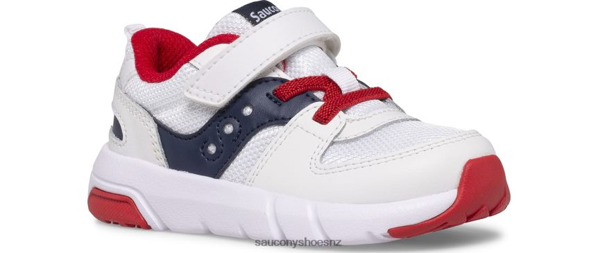 Saucony Jazz Lite 2.0 Sneaker TX0L64909 White/Navy/Red