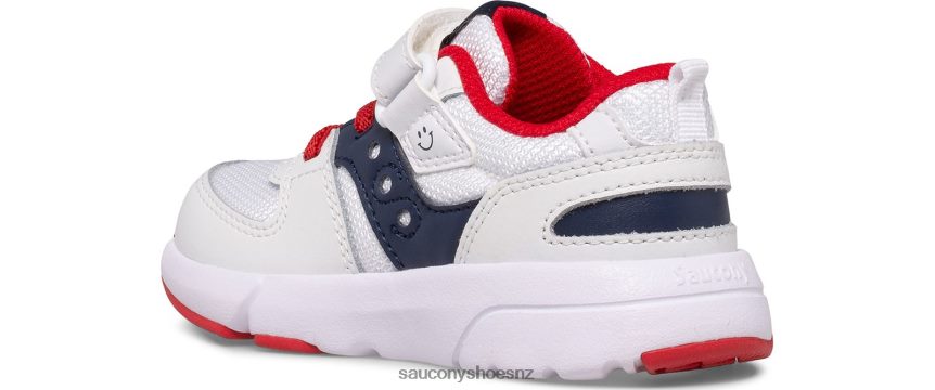 Saucony Jazz Lite 2.0 Sneaker TX0L64909 White/Navy/Red