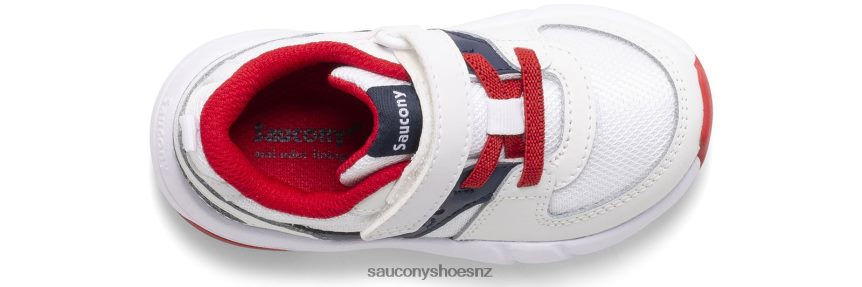 Saucony Jazz Lite 2.0 Sneaker TX0L64909 White/Navy/Red