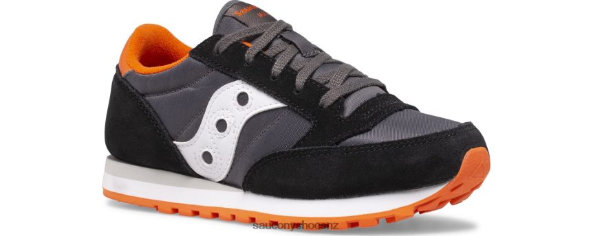 Saucony Jazz Original Sneaker TX0L641015 Black/Grey/Orange