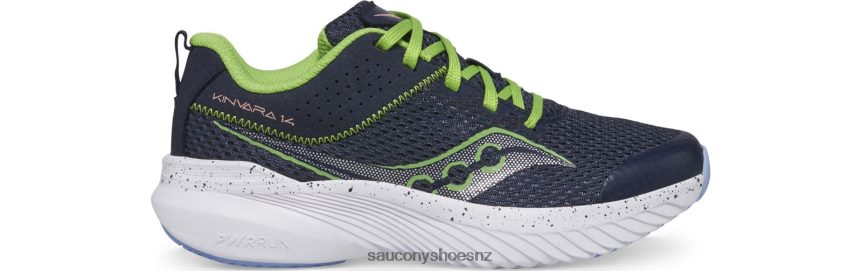 Saucony Kinvara 14 Sneaker TX0L64999 Navy/Green
