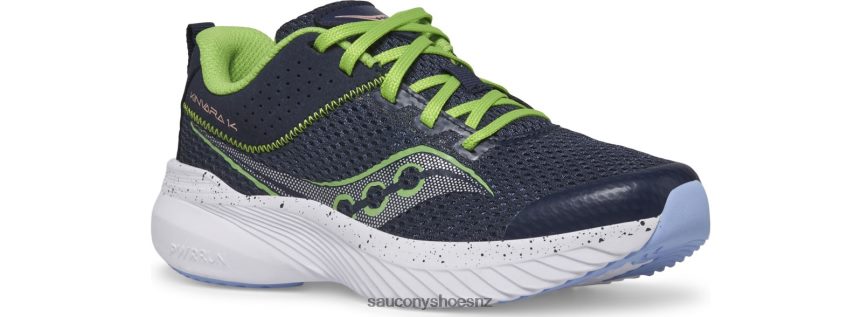 Saucony Kinvara 14 Sneaker TX0L64999 Navy/Green