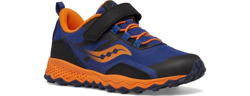 Saucony Peregrine 12 Shield A/C Sneaker TX0L64879 Navy/Orange