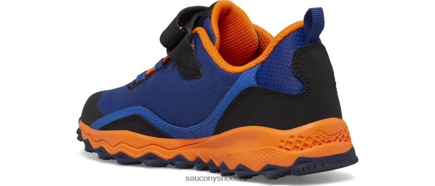 Saucony Peregrine 12 Shield A/C Sneaker TX0L64879 Navy/Orange