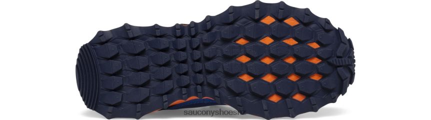 Saucony Peregrine 12 Shield A/C Sneaker TX0L64879 Navy/Orange