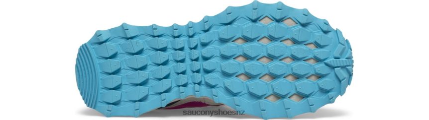 Saucony Peregrine 12 Shield A/C Sneaker TX0L64881 Navy/Pink/Turq