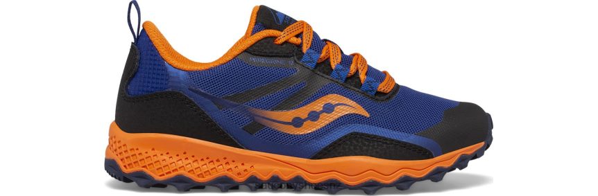 Saucony Peregrine 12 Shield Sneaker TX0L64900 Navy/Orange