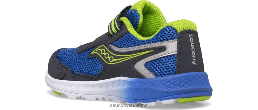 Saucony Ride 10 Jr. Sneaker TX0L64956 Navy/Green