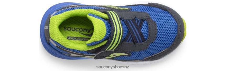 Saucony Ride 10 Jr. Sneaker TX0L64956 Navy/Green