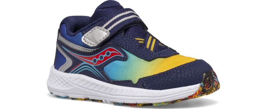 Saucony Ride 10 Jr. Sneaker TX0L64957 Blue/Yellow