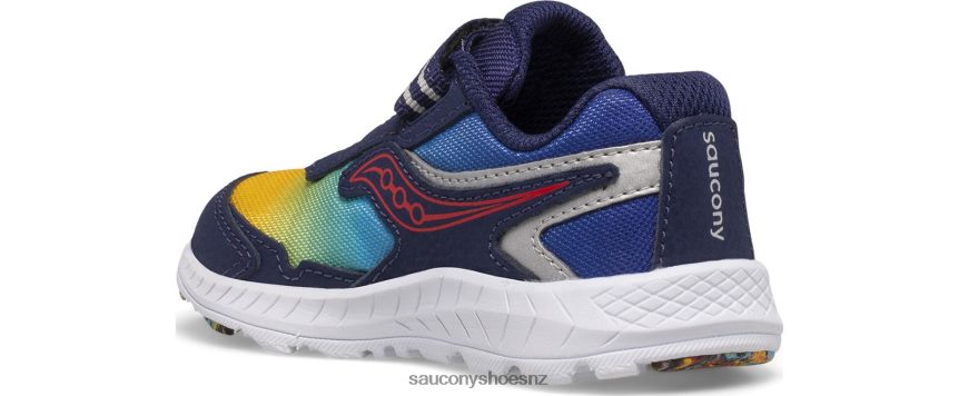 Saucony Ride 10 Jr. Sneaker TX0L64957 Blue/Yellow