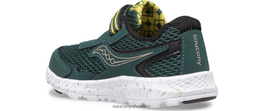 Saucony Ride 10 Jr. Sneaker TX0L64961 Green/Gold/Black