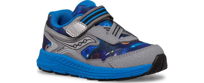 Saucony Ride 10 Jr. Sneaker TX0L64962 Grey/Blue/Space