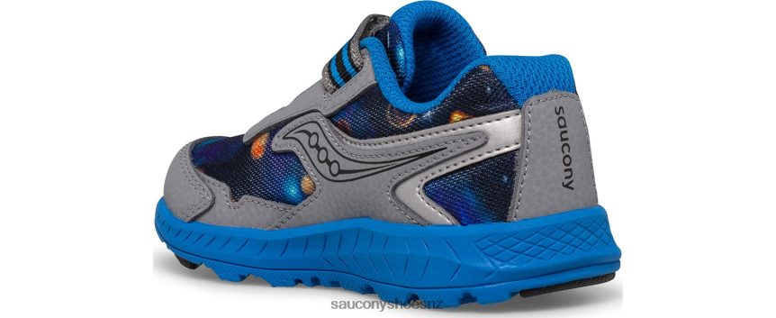 Saucony Ride 10 Jr. Sneaker TX0L64962 Grey/Blue/Space