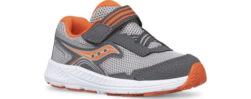 Saucony Ride 10 Jr. Sneaker TX0L64963 Grey/Orange