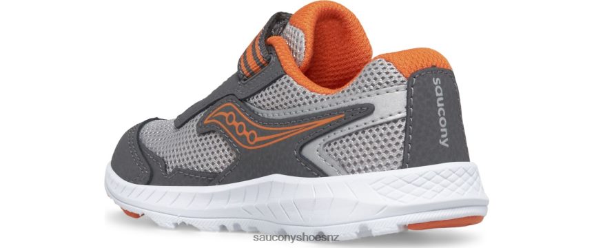 Saucony Ride 10 Jr. Sneaker TX0L64963 Grey/Orange