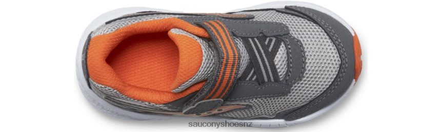Saucony Ride 10 Jr. Sneaker TX0L64963 Grey/Orange