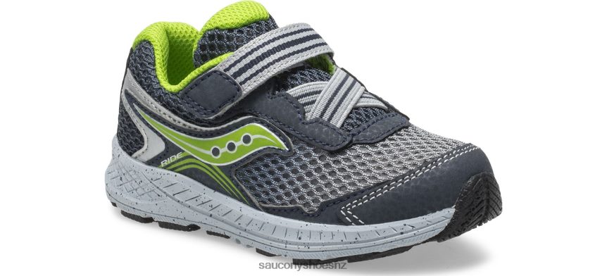 Saucony Ride 10 Jr. Sneaker TX0L64964 Navy/Green