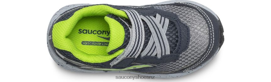 Saucony Ride 10 Jr. Sneaker TX0L64964 Navy/Green