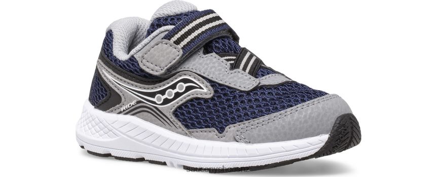 Saucony Ride 10 Jr. Sneaker TX0L64965 Navy/Grey