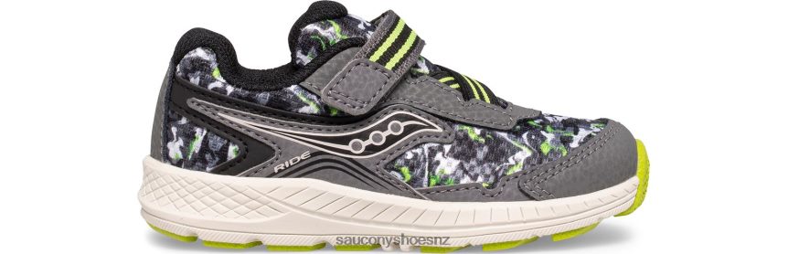 Saucony Ride 10 Jr. Sneaker TX0L64966 Olive Camo