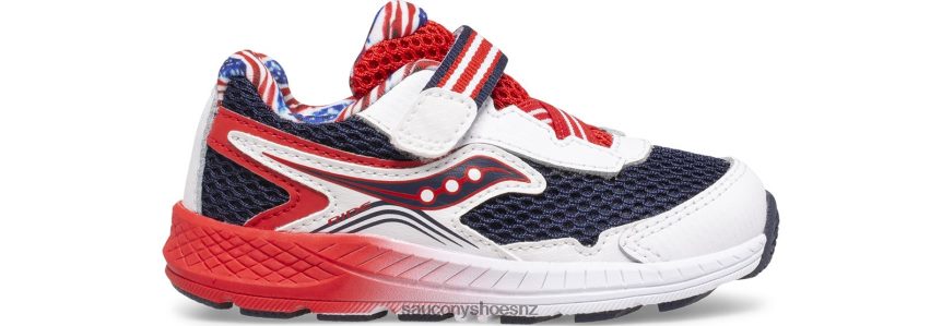 Saucony Ride 10 Jr. Sneaker TX0L64969 Red/White/Blue