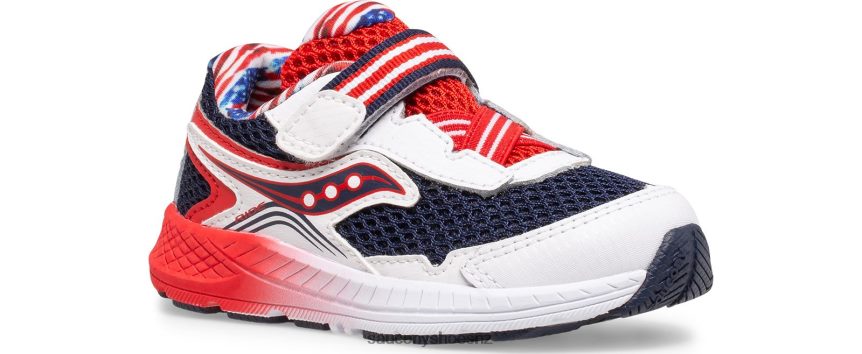 Saucony Ride 10 Jr. Sneaker TX0L64969 Red/White/Blue