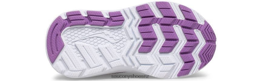 Saucony Ride 10 Jr. Sneaker TX0L64970 Silver/Purple