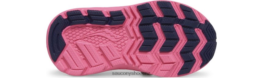Saucony Ride 10 Jr. Sneaker TX0L64983 Neon/Blue/Pink