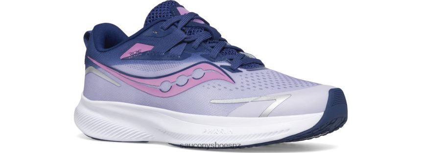 Saucony Ride 15 Sneaker TX0L641033 Mauve/Indigo