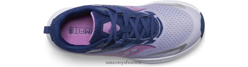 Saucony Ride 15 Sneaker TX0L641033 Mauve/Indigo
