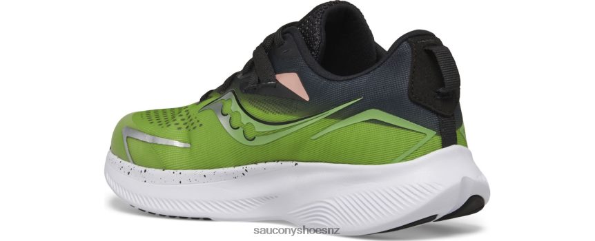 Saucony Ride 15 Sneaker TX0L641034 Black/Green