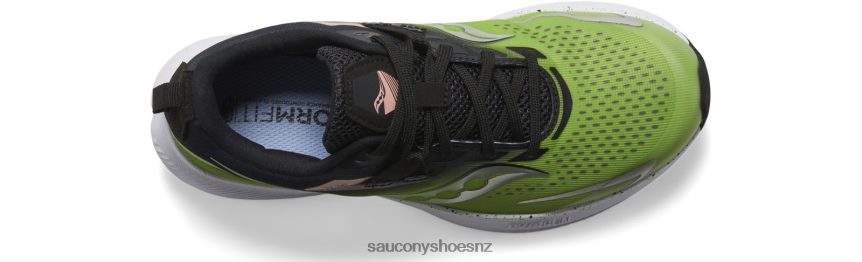 Saucony Ride 15 Sneaker TX0L641034 Black/Green
