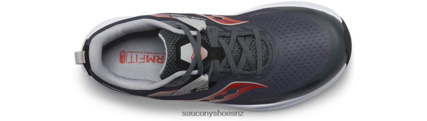 Saucony Ride 15 Sneaker TX0L641035 Grey/Black/Red