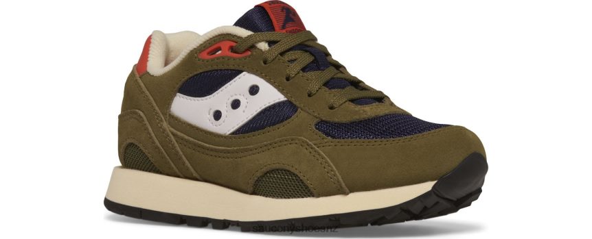 Saucony Shadow 6000 Sneaker TX0L641030 Olive/Navy/Orange