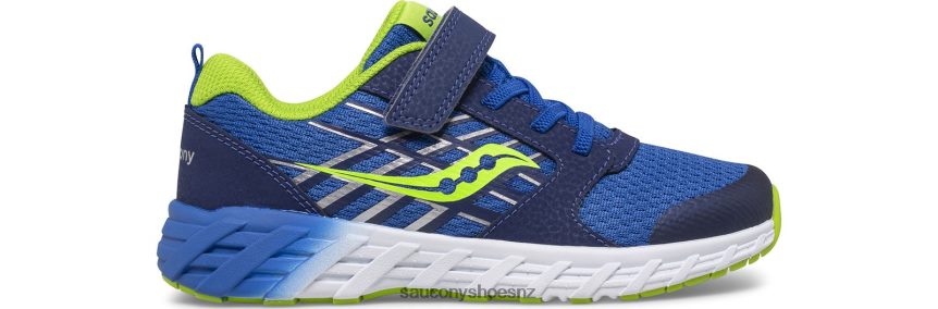 Saucony Wind 2.0 A/C Sneaker TX0L64870 Blue/Green