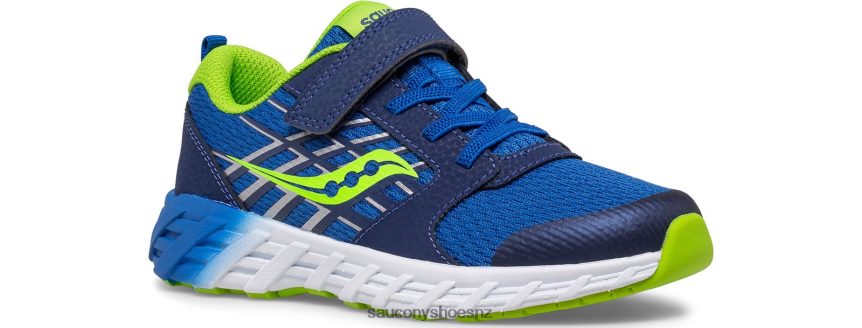 Saucony Wind 2.0 A/C Sneaker TX0L64870 Blue/Green