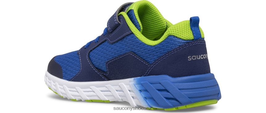 Saucony Wind 2.0 A/C Sneaker TX0L64870 Blue/Green