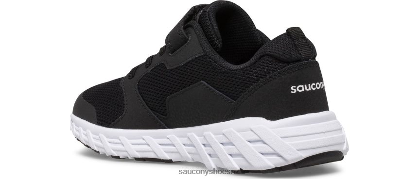 Saucony Wind 2.0 A/C Sneaker TX0L64871 Black/White