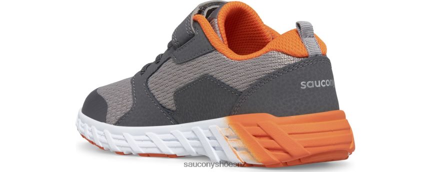 Saucony Wind 2.0 A/C Sneaker TX0L64872 Grey/Orange