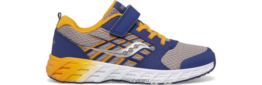 Saucony Wind 2.0 A/C Sneaker TX0L64874 Navy/Gold