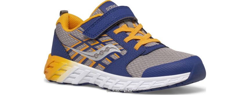 Saucony Wind 2.0 A/C Sneaker TX0L64874 Navy/Gold