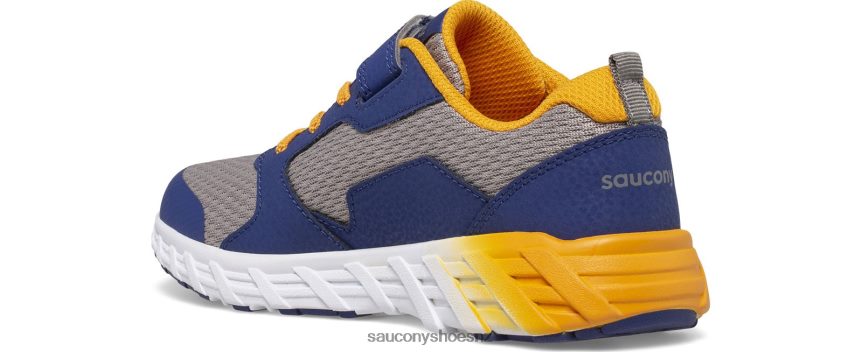 Saucony Wind 2.0 A/C Sneaker TX0L64874 Navy/Gold